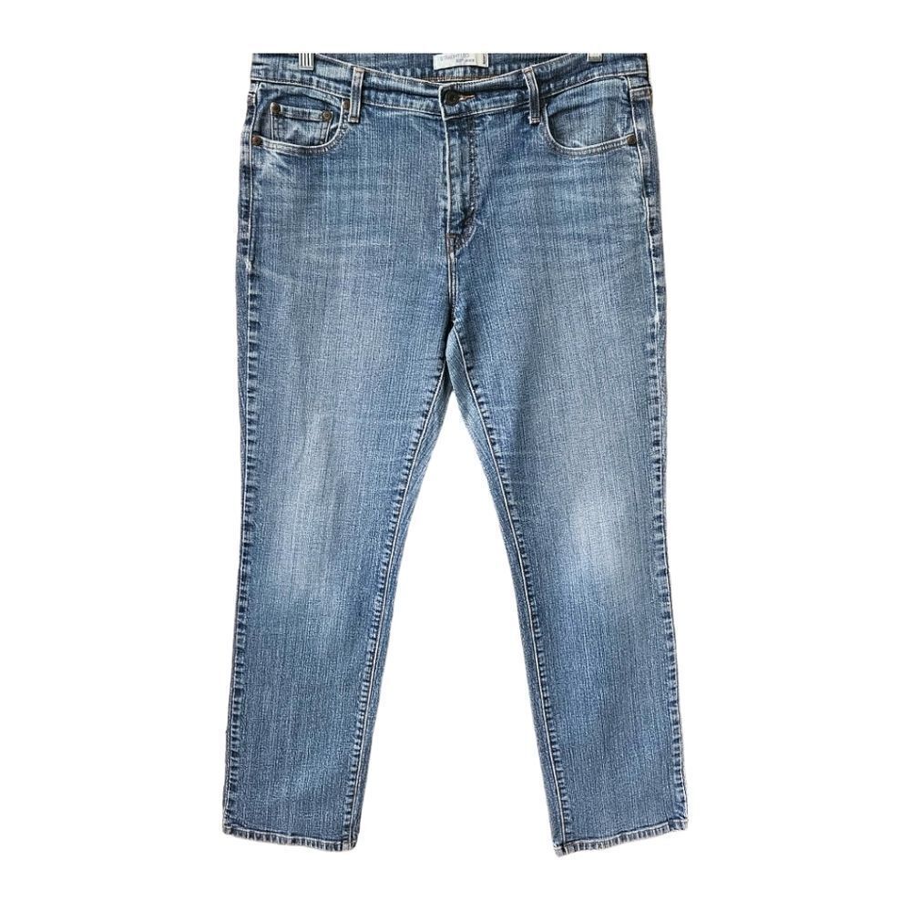 LEVI'S Women's Size 16 Plus Rustic look Straight leg 505 denim Cotton Jeans - Picture 2 of 16